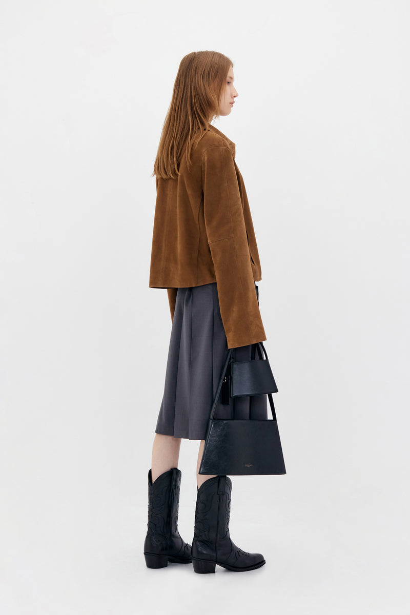 Real Leather Jacket - Camel