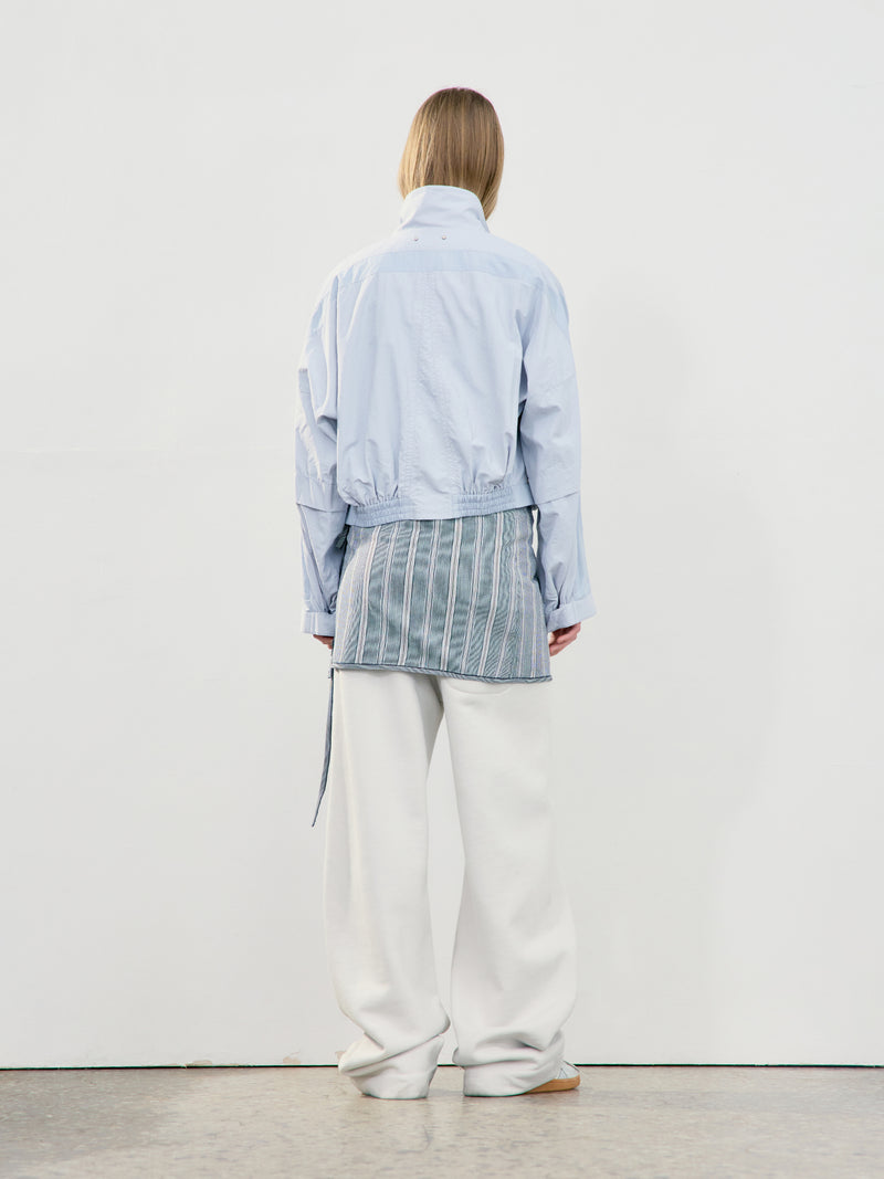 Jersey Cocoon Fit Pants - Light Grey