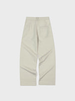 Jersey Cocoon Fit Pants - Light Grey