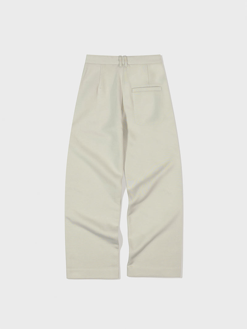 Jersey Cocoon Fit Pants - Light Grey