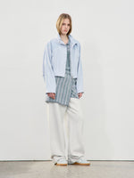 Jersey Cocoon Fit Pants - Light Grey