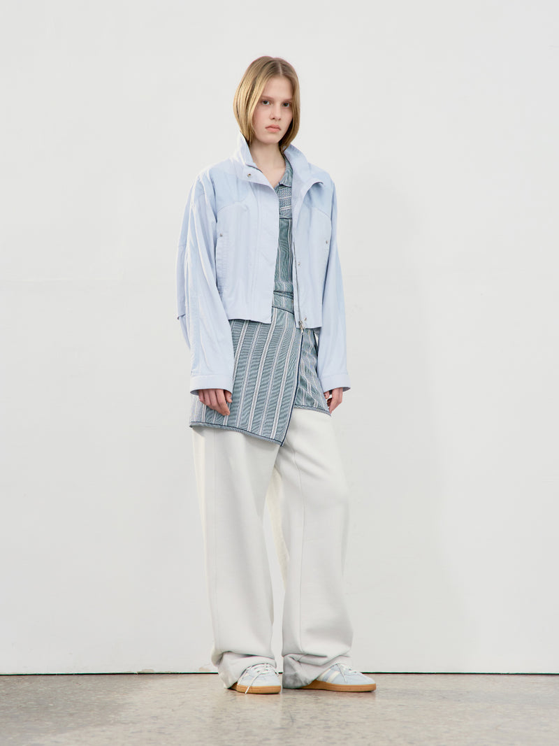 Jersey Cocoon Fit Pants - Light Grey