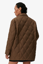 Ripstop Quilt Blazer - Teak