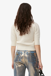 Short Sleeve Top - Egret