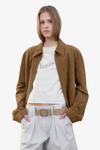 Real Leather Jacket - Camel