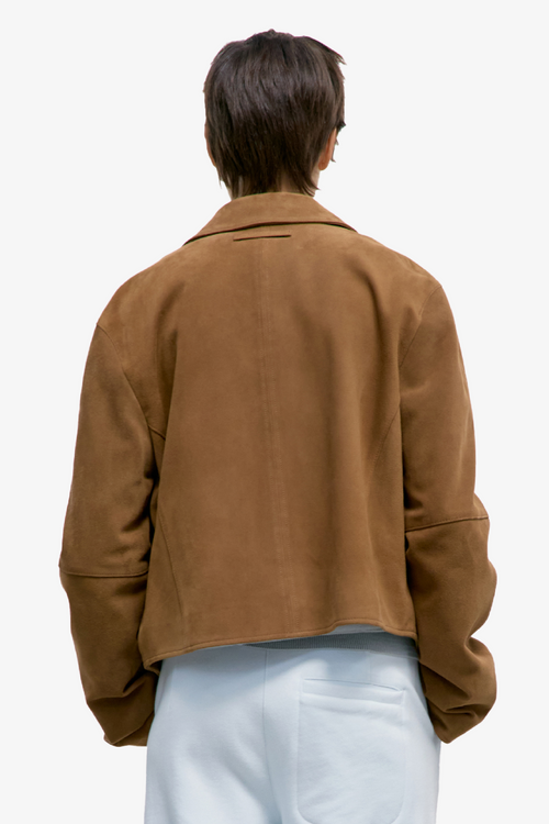 Real Leather Jacket - Camel