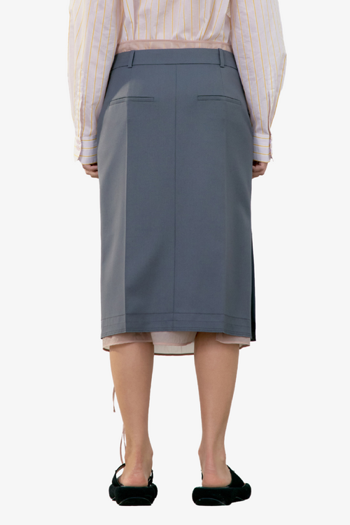 Classic H-Line Skirt - Grey