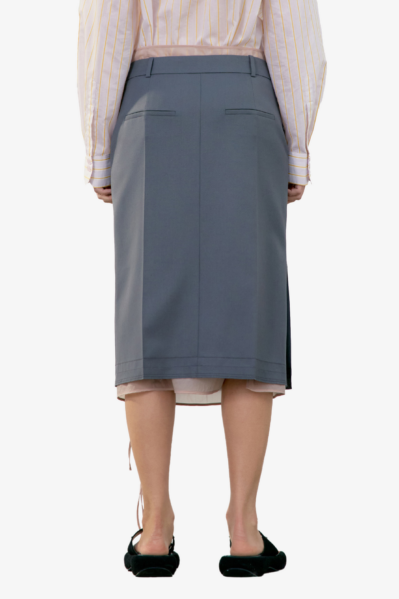 Classic H-Line Skirt - Grey