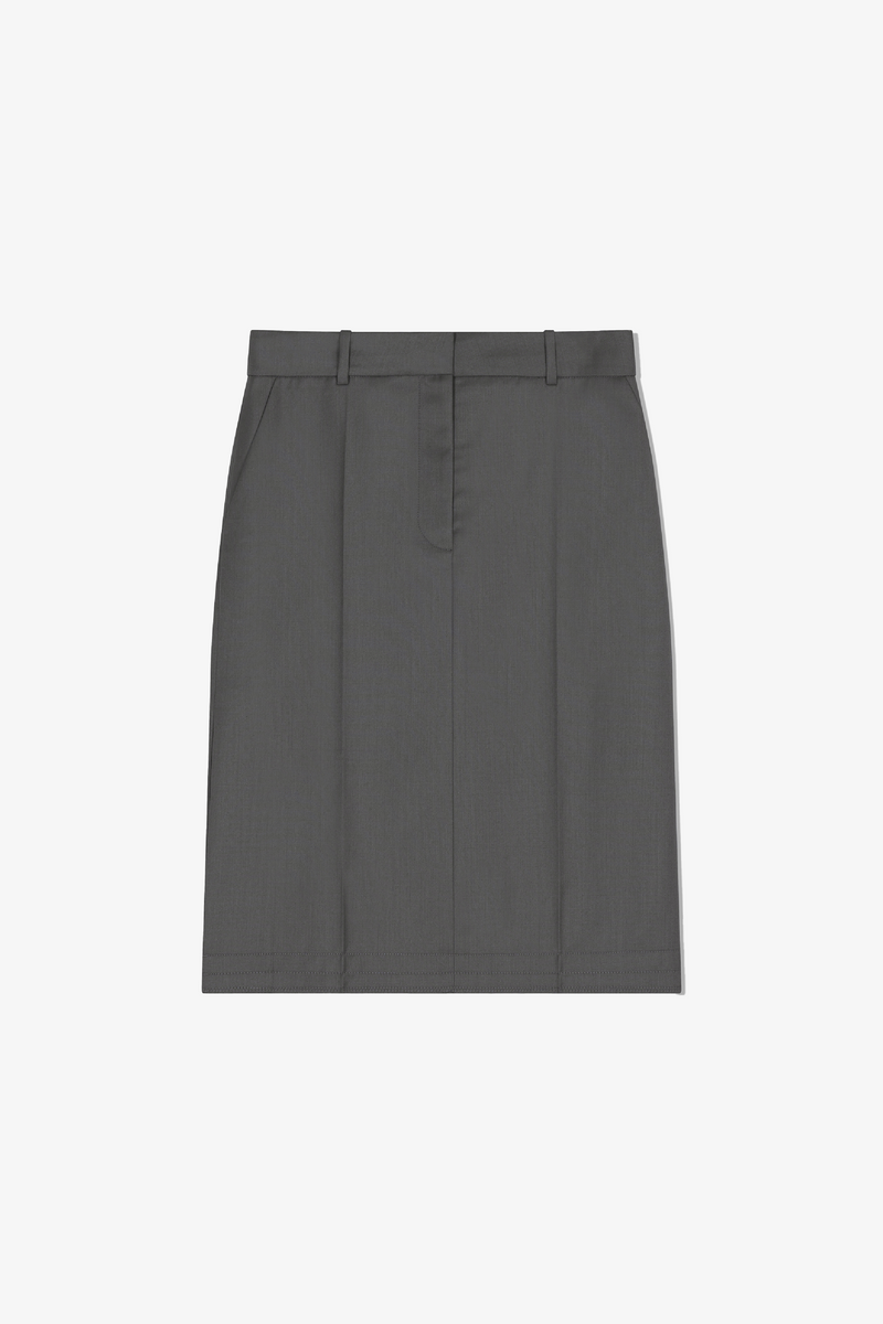 Classic H-Line Skirt - Grey
