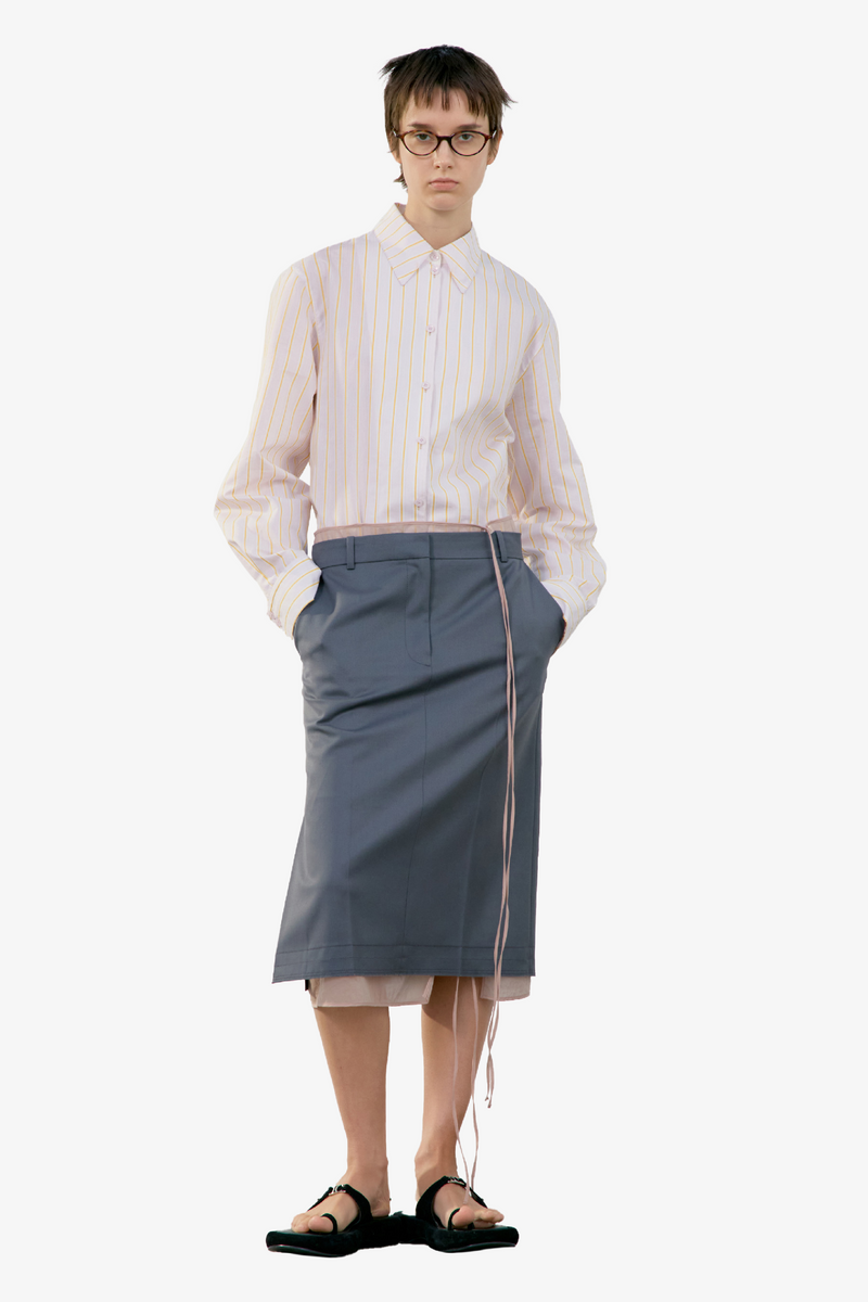 Classic H-Line Skirt - Grey