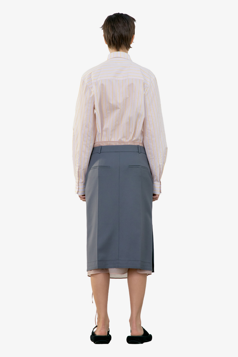 Classic H-Line Skirt - Grey