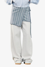 Jersey Cocoon Fit Pants - Light Grey