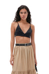 Cotton Poplin Maxi Flounce Skirt - Curds and Whey