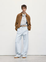 Real Leather Jacket - Camel