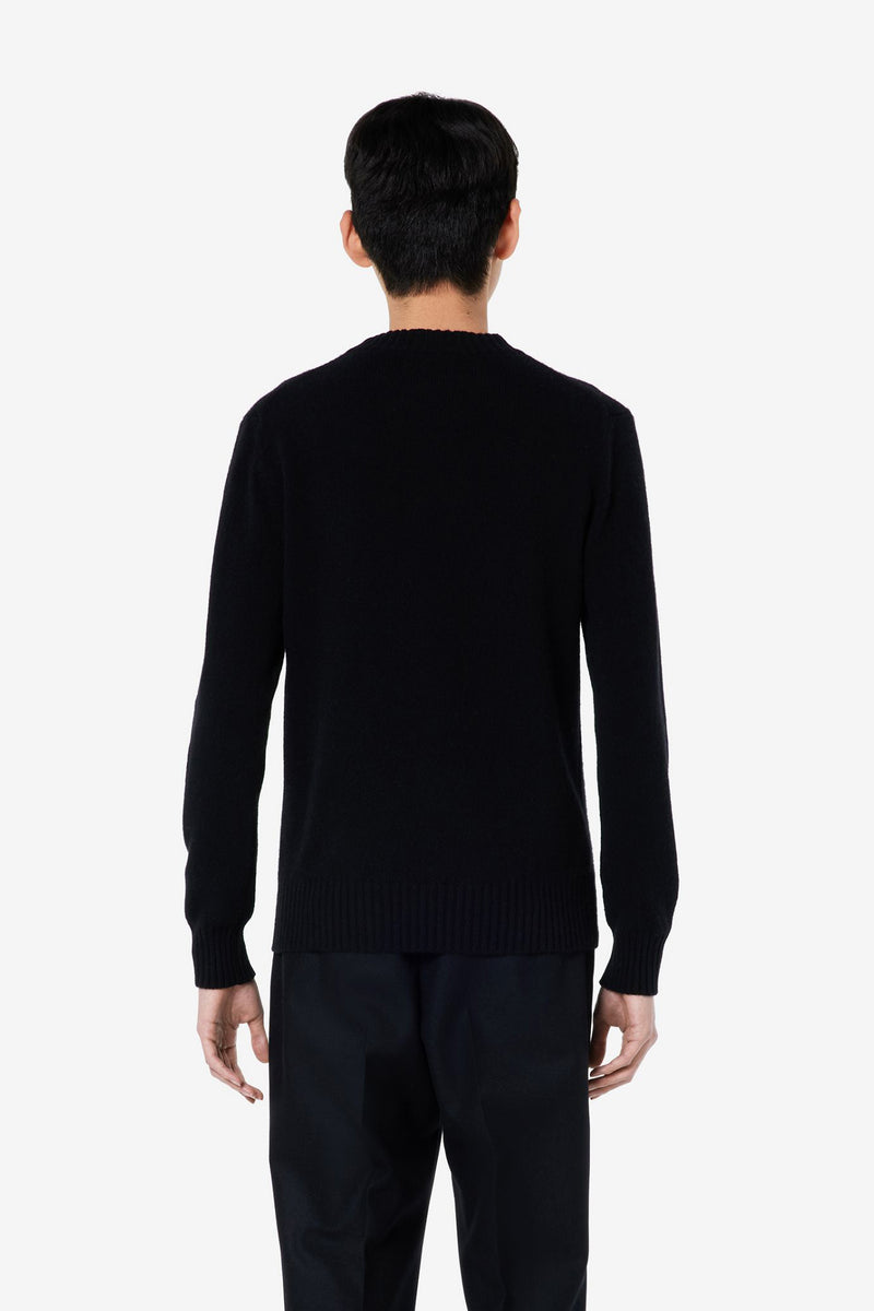 AMI De Coeur Crewneck Sweater - Black