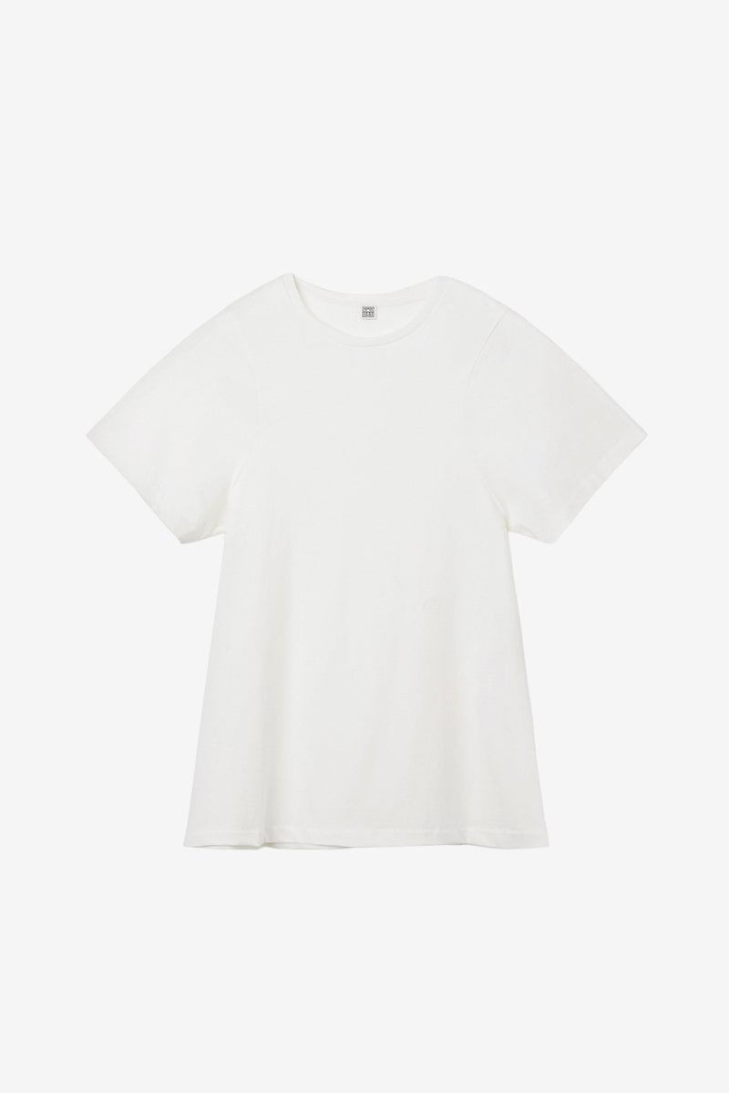 Curved Seam Tee - Off-White