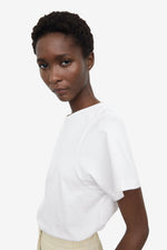 Curved Seam Tee - Off-White