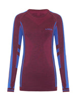 Colours Long Sleeve Top - Burgundy Marl