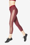 Alden Cropped Tight - Raspberry