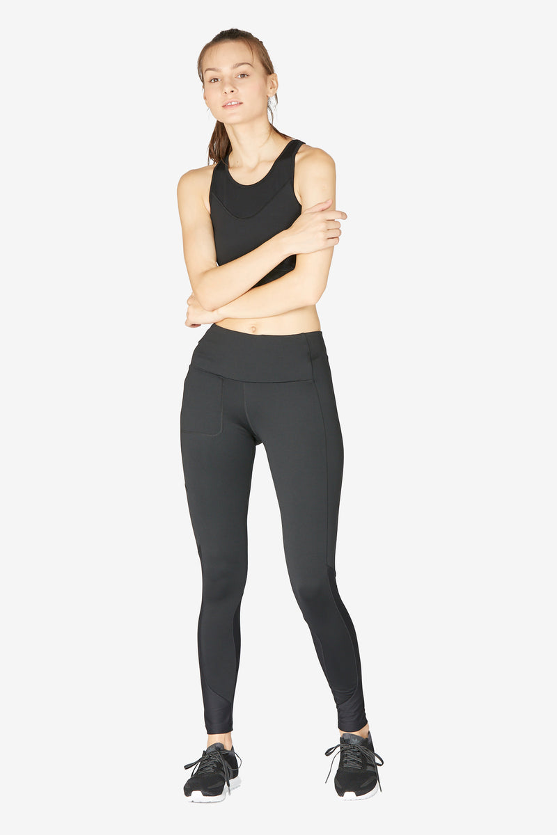 Transit Legging - Plain Black