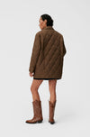 Ripstop Quilt Blazer - Teak