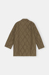 Ripstop Quilt Blazer - Teak