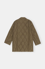 Ripstop Quilt Blazer - Teak