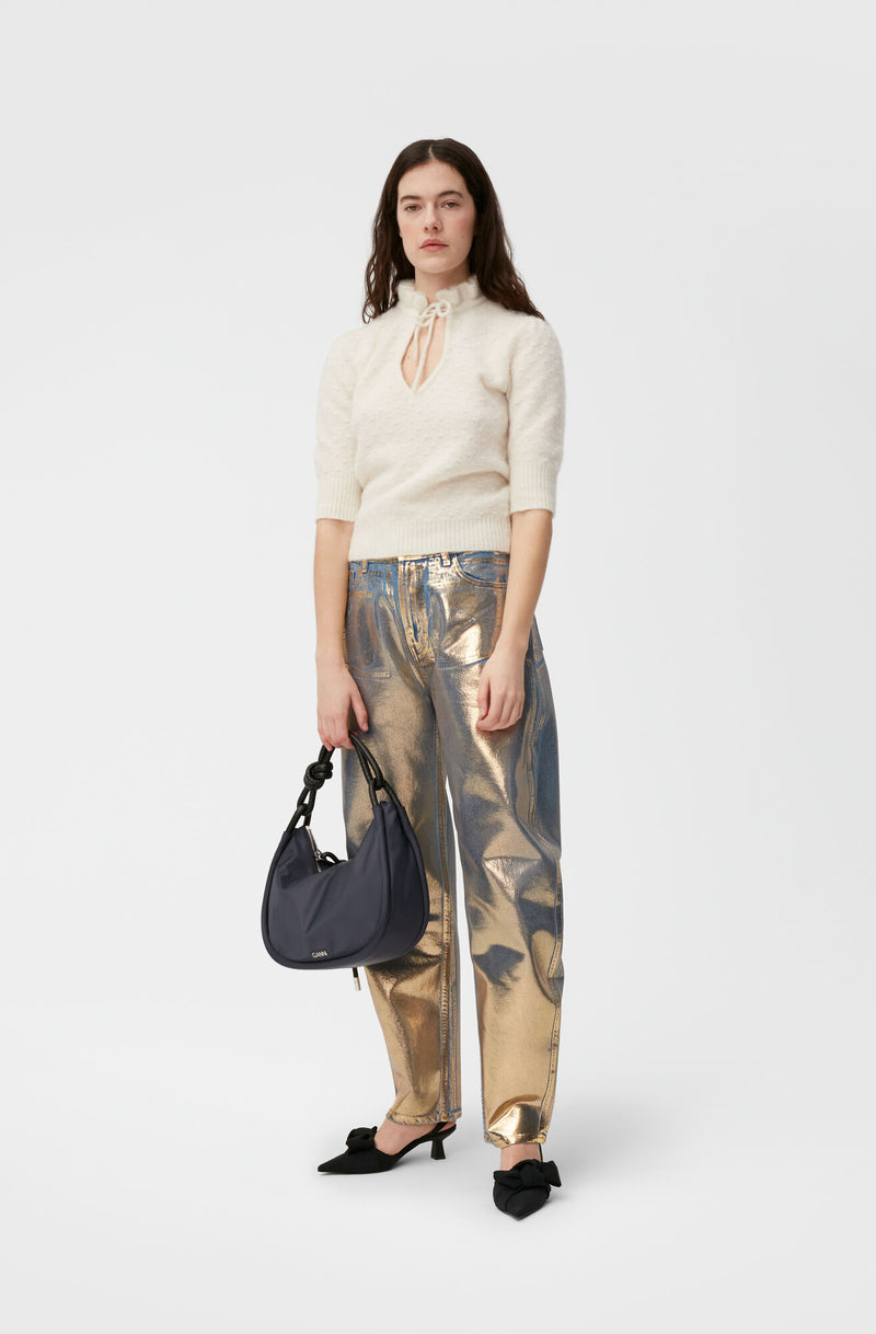 Short Sleeve Top - Egret