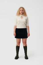 Short Sleeve Top - Egret