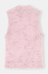 Brushed O-Neck Vest - Lilac Sachet