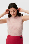 Brushed O-Neck Vest - Lilac Sachet