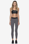 Knockout Cropped Legging - Steel/Black