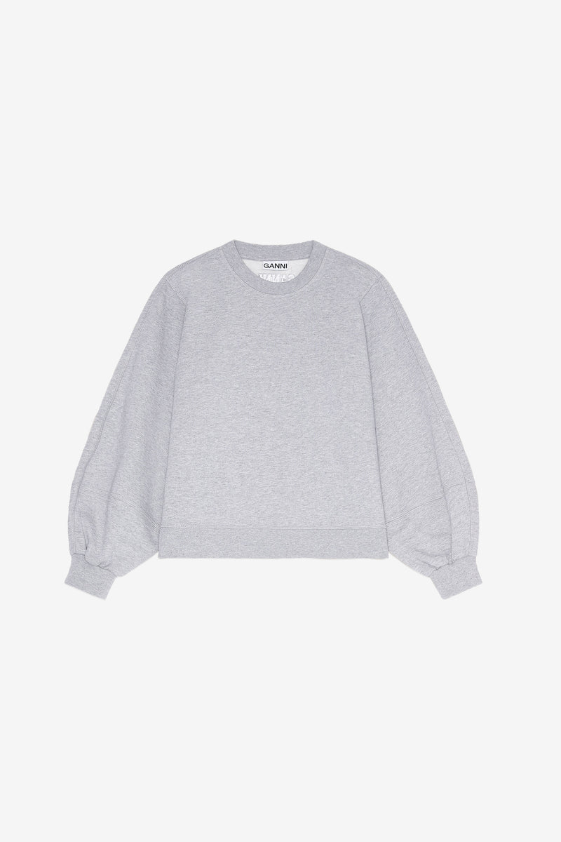 Puff Sleeve Sweatshirt - Grey